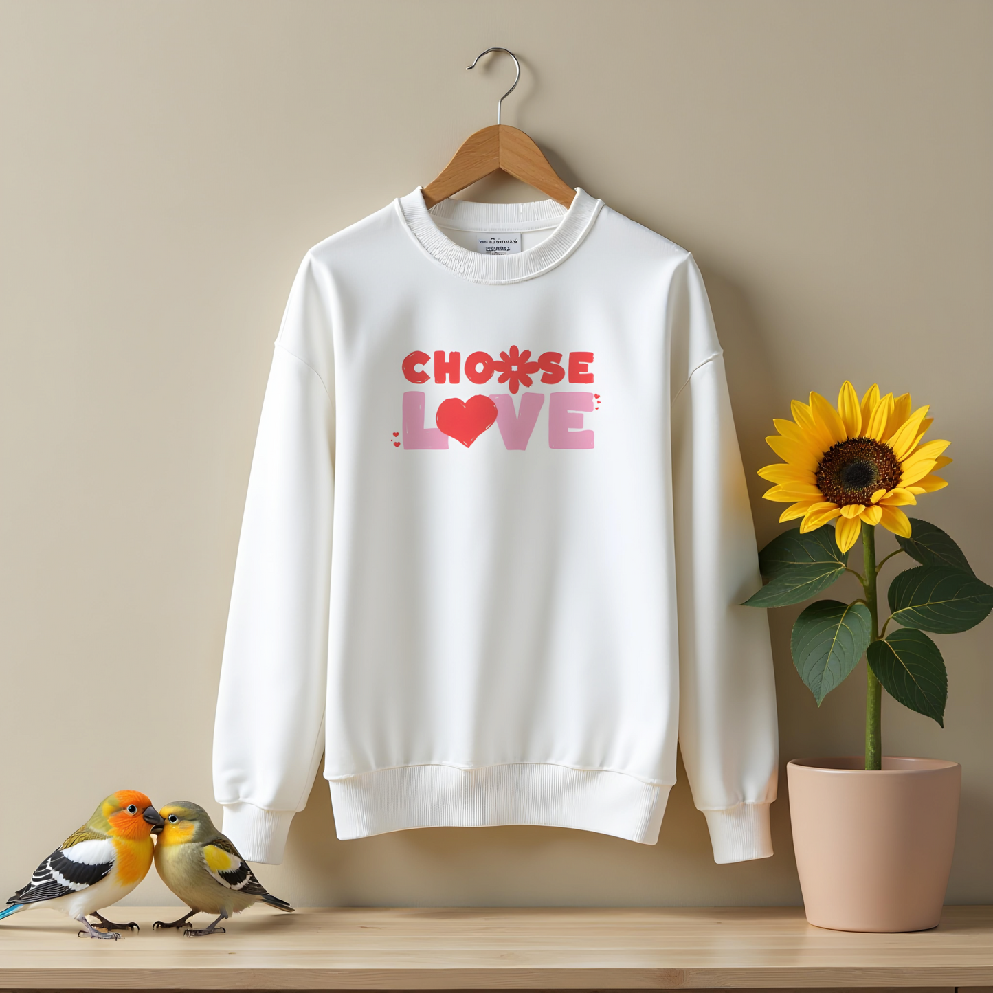 Choose Love Sweatshirt For Women