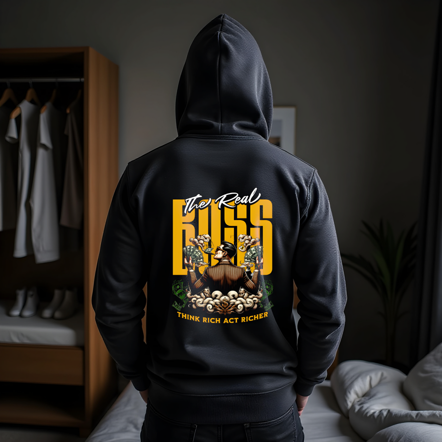 The Real Boss Premium Hoodie For Men