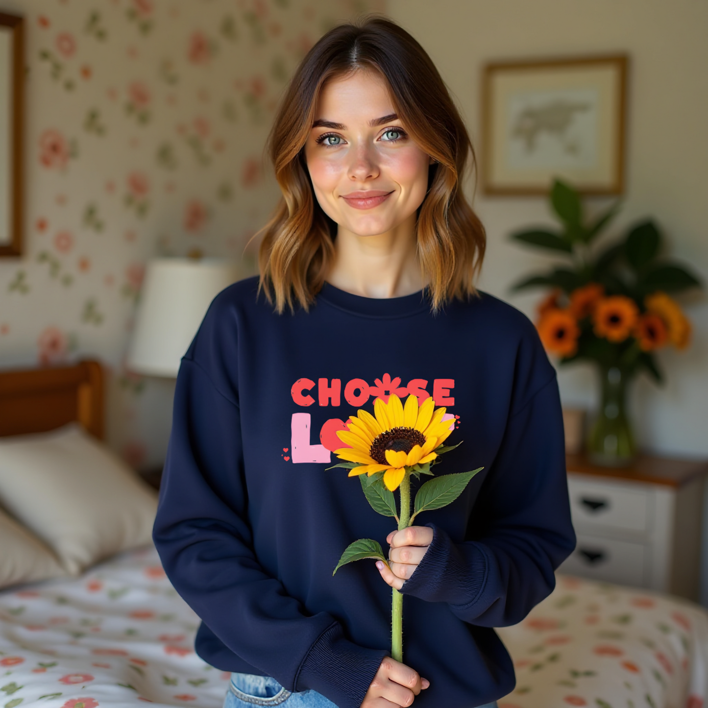 Choose Love Sweatshirt For Women